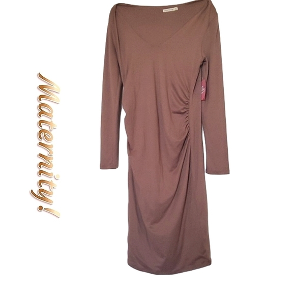 π©·ππ NEW! Maternity! Maternity! Maternity. Milk Chocalate Color. M - Picture 1 of 5